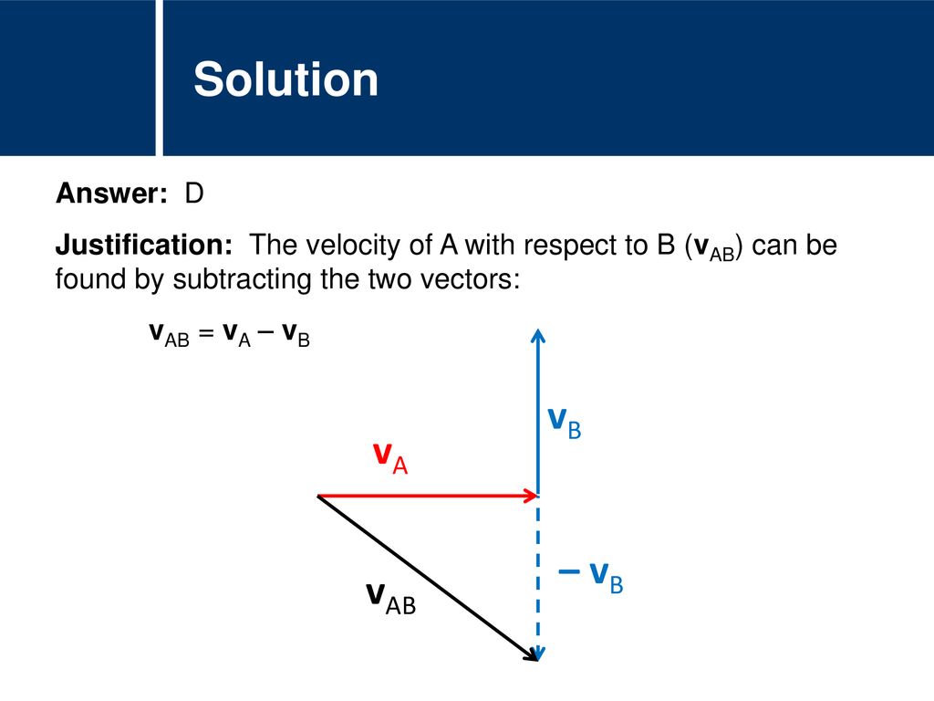 Physics 2-D Kinematics: Relative Velocity - Ppt Download