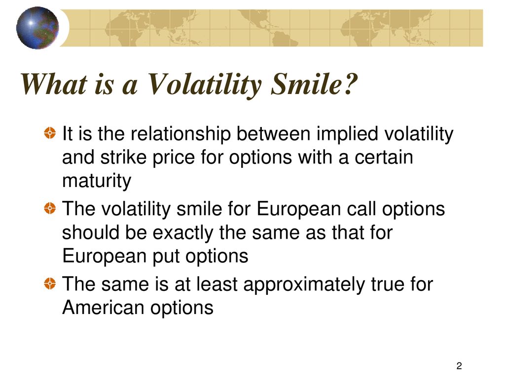 Chapter 20 Volatility Smiles - Ppt Download