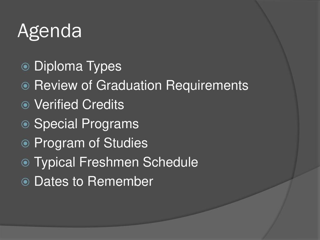 PFHS Course Scheduling ppt download