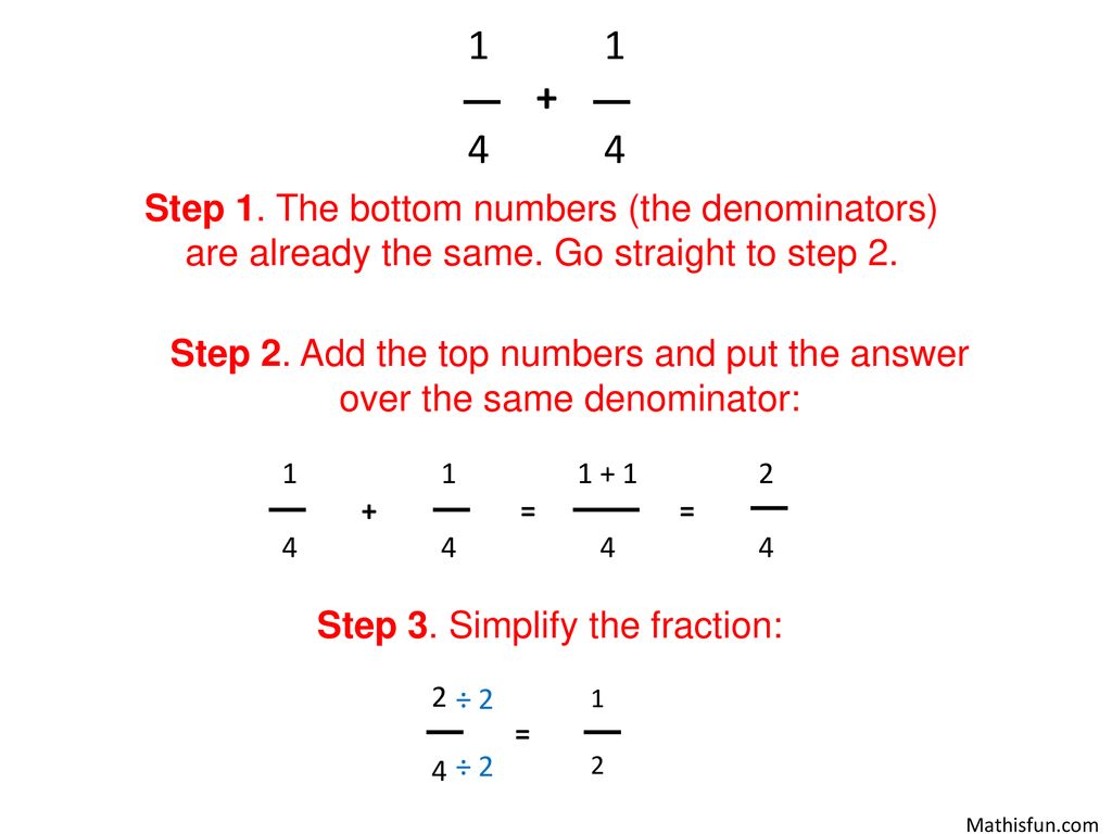 Adding Fractions. - Ppt Download