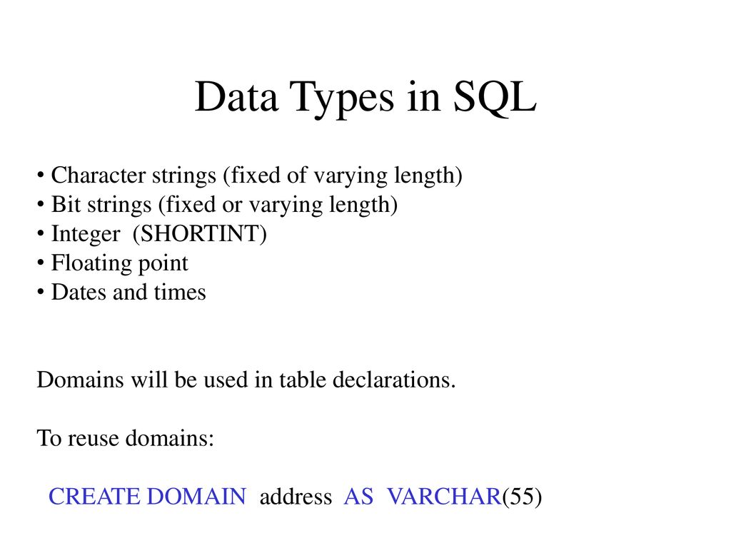 Lecture 12: SQL Friday, October 20, ppt download