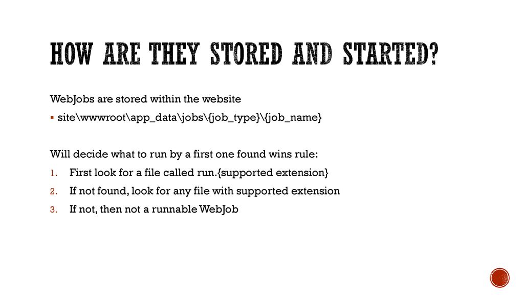 Practical webjobs sdk and extensions ppt download