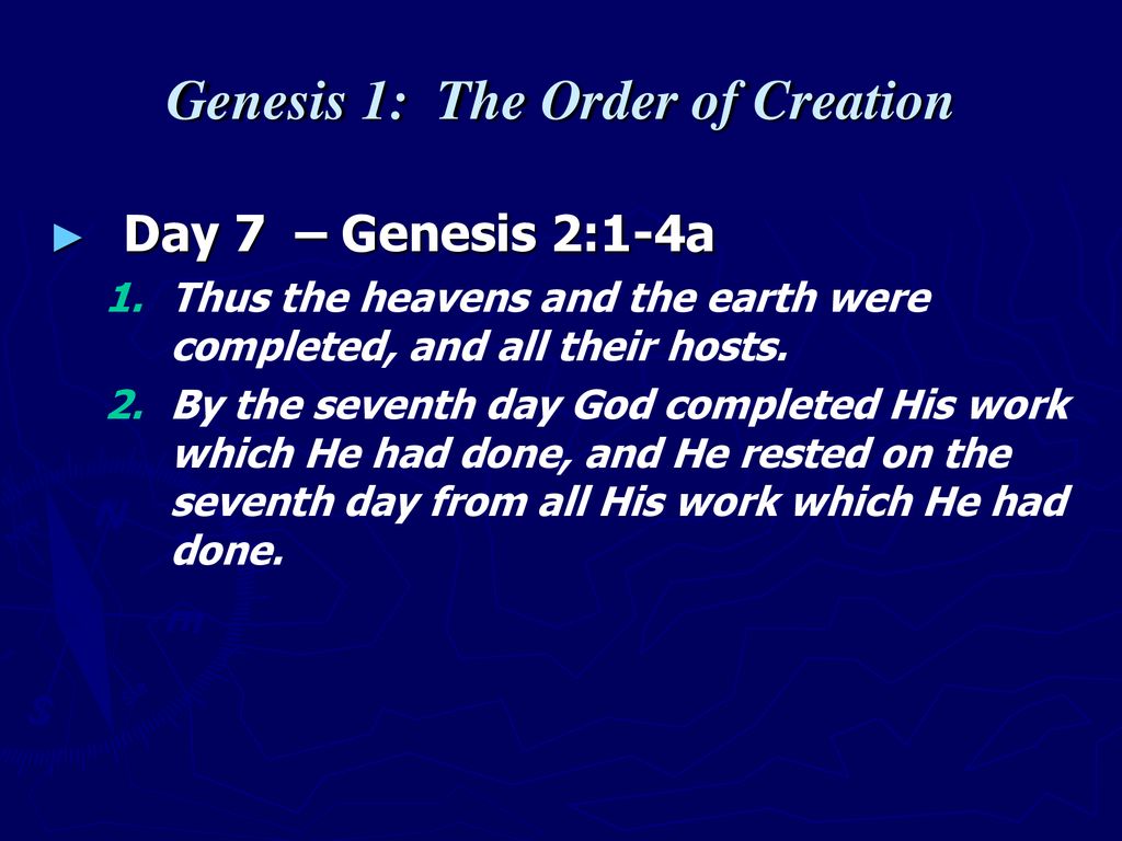 genesis-1-the-order-of-creation-ppt-download