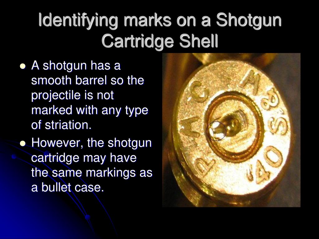 Shotgun shell headstamp identification