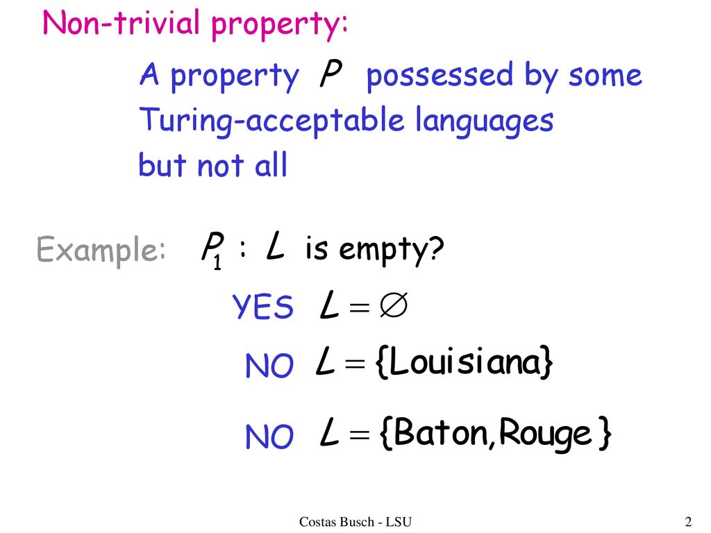 Undecidable problems ppt download