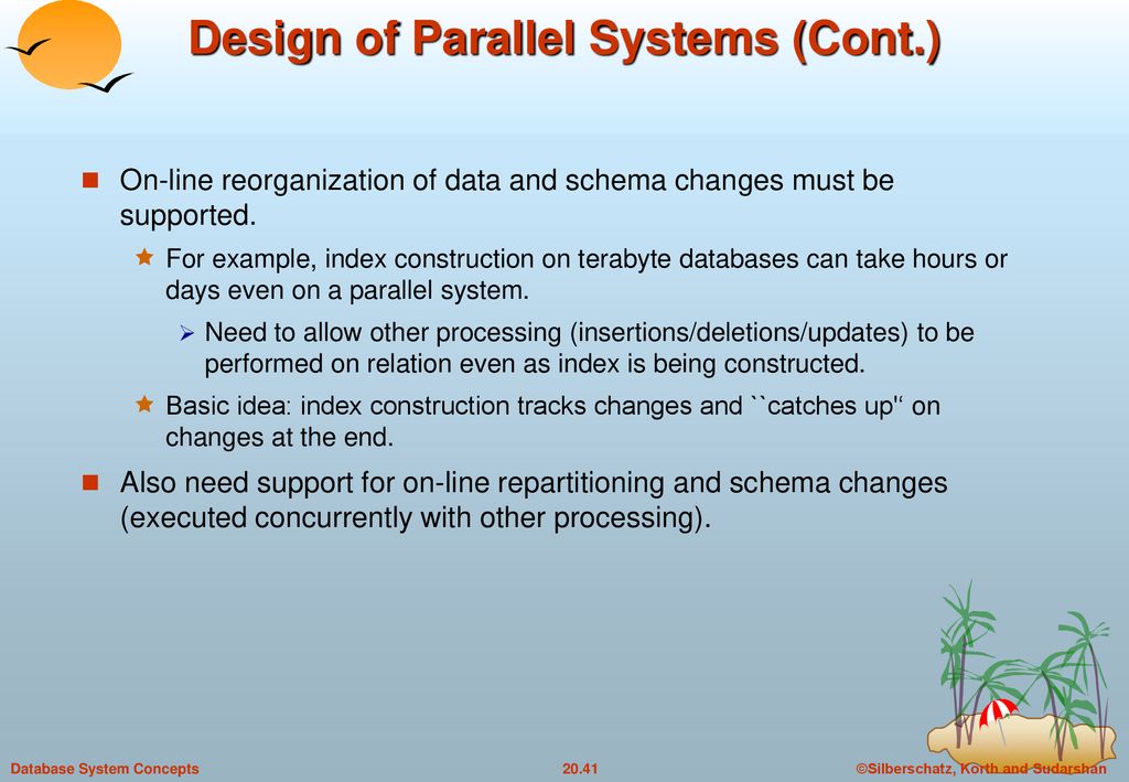 Chapter 20: Parallel Databases - ppt download