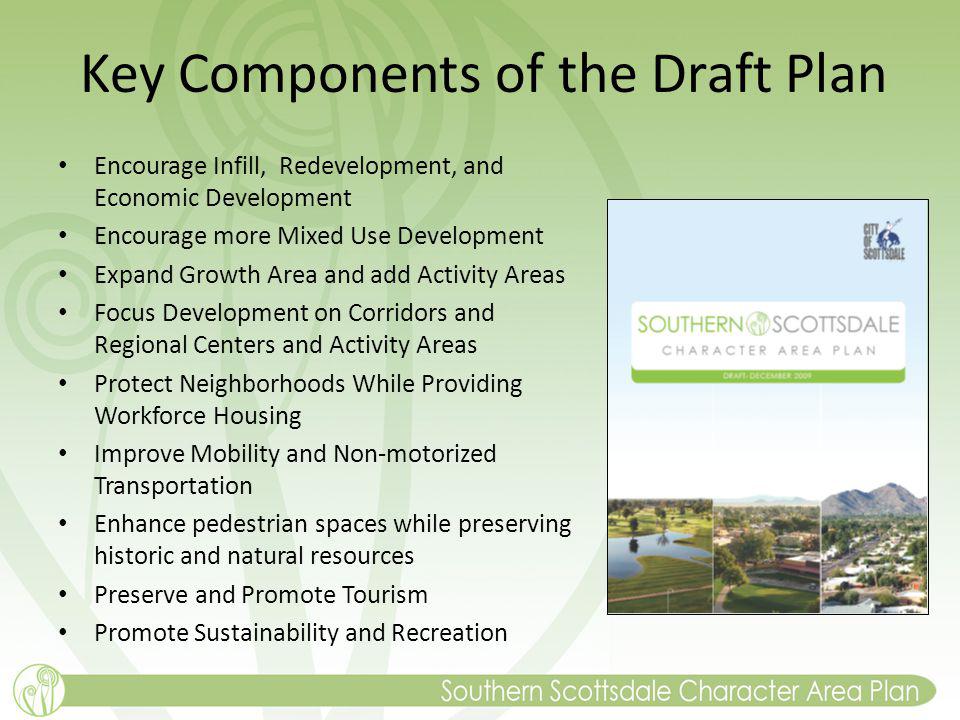 Key Components of the Draft Plan