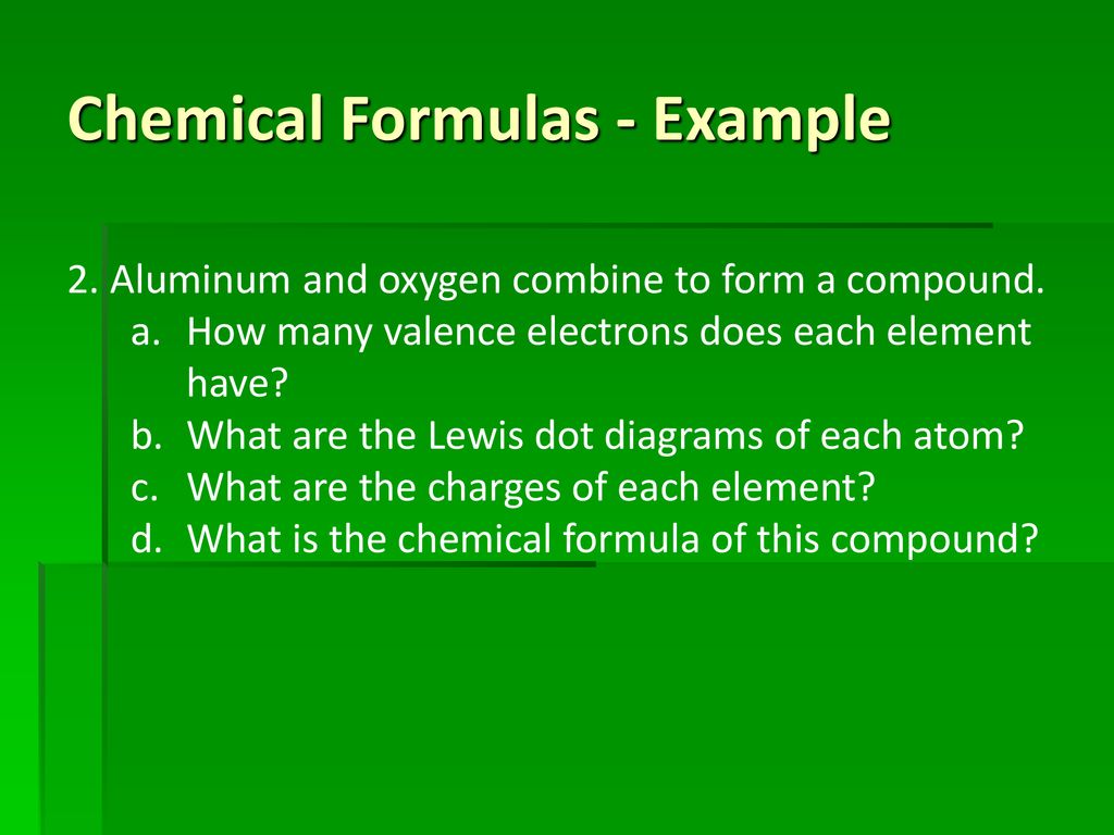 Chapter 13 Chemical Formulas. - ppt download