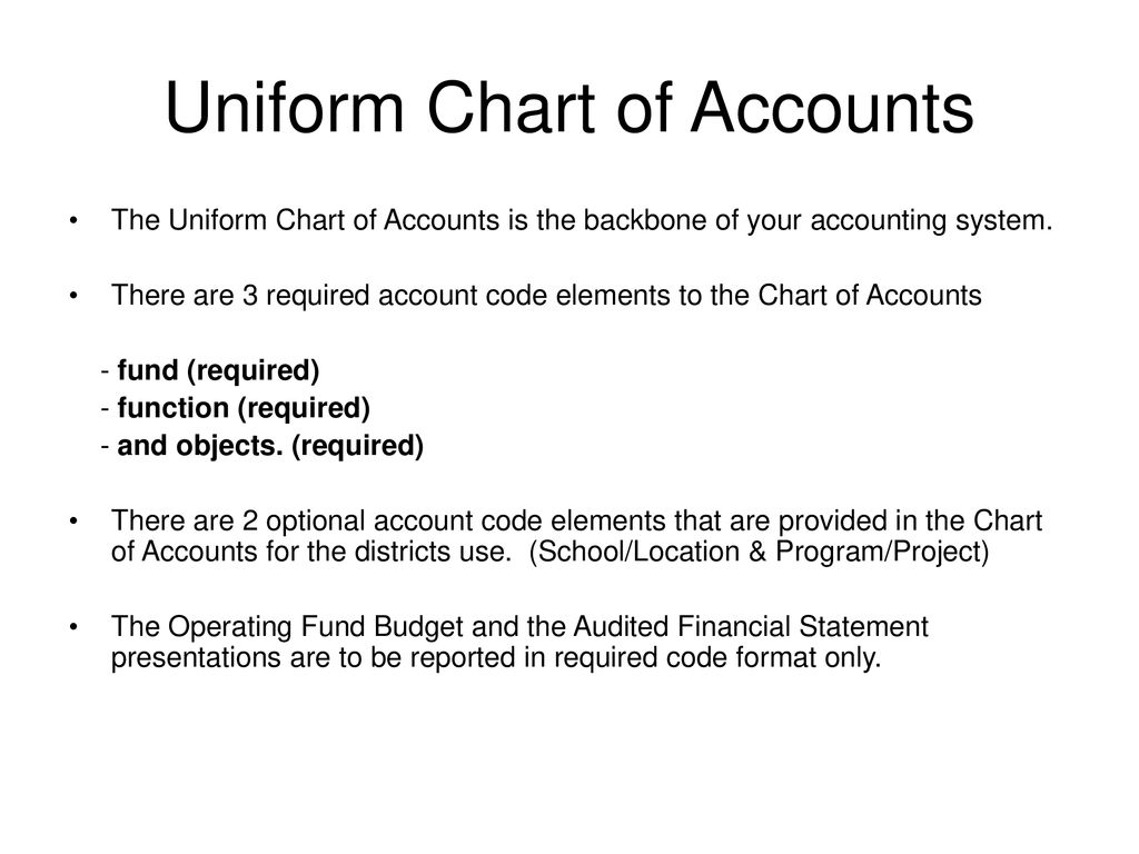 Chart of Accounts Overview - ppt download
