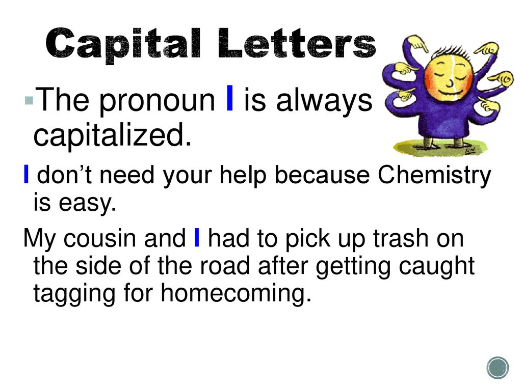 Capitalization and punctuation ppt download