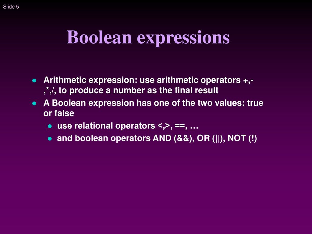 Summary Two basic concepts: variables and assignments Basic types ...