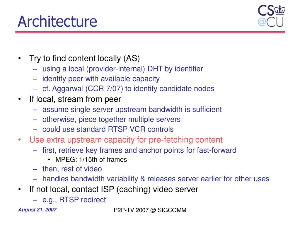 Peer assisted vod for set top box based ip network ppt download