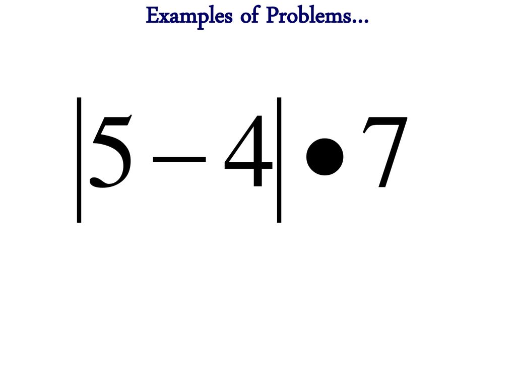 Absolute value ppt download