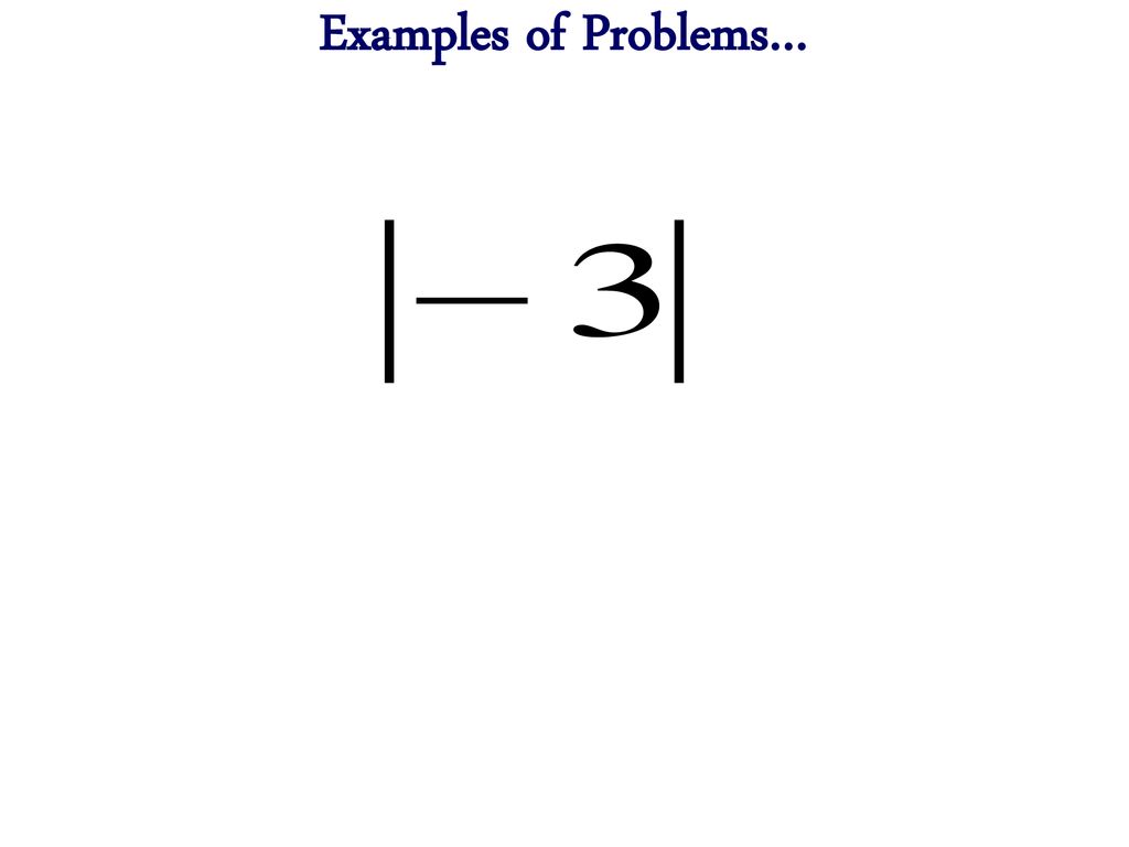 Absolute value ppt download