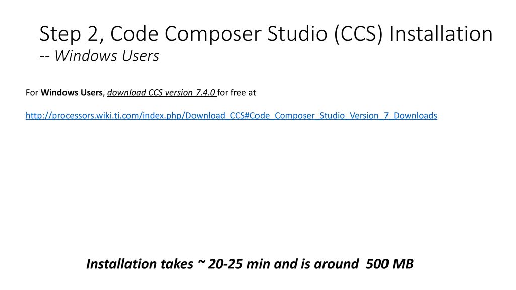 code composer studio 7 download