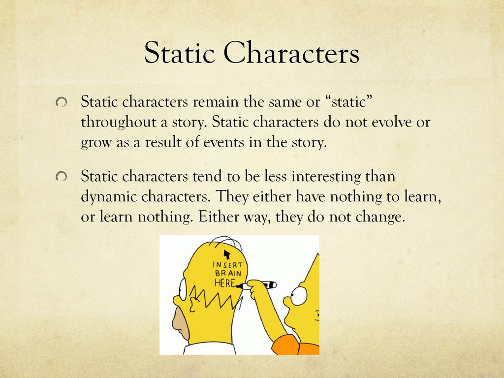 Characterization and character types ppt download