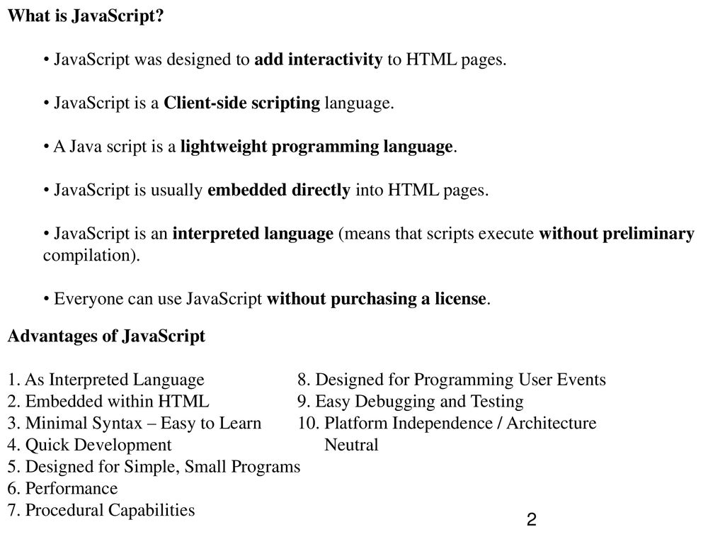 Java Script. - ppt download