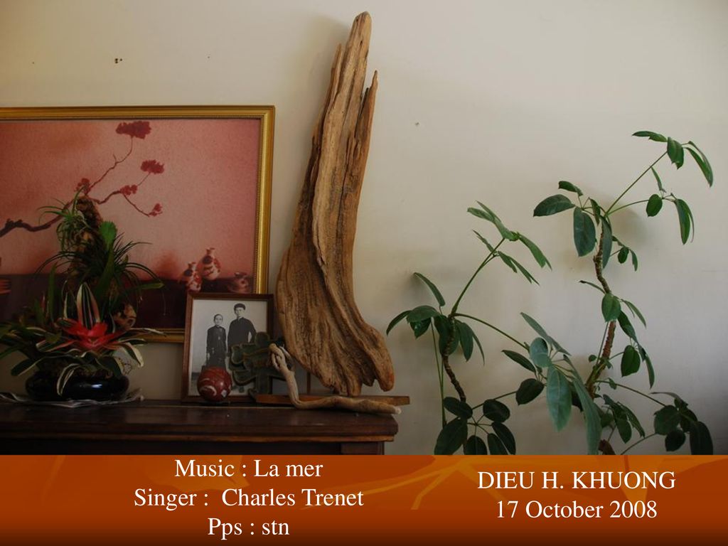 Music : La mer Singer : Charles Trenet - ppt download