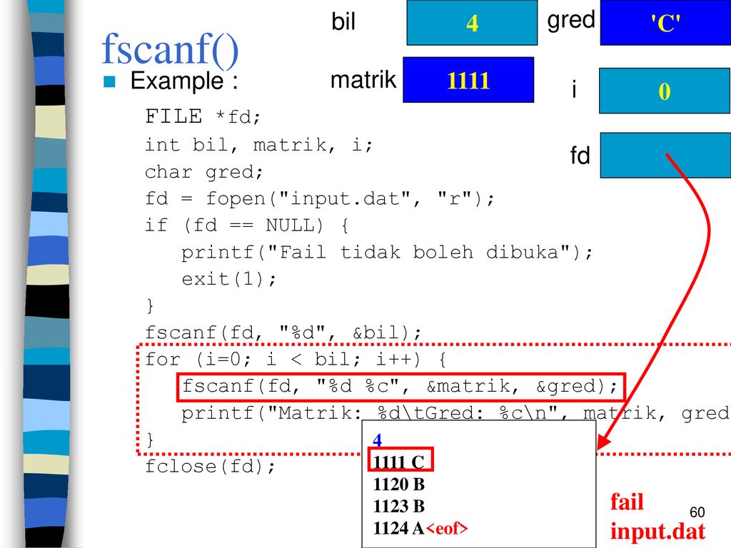 File Manipulation Knowledge Understand the concept of file input and ...