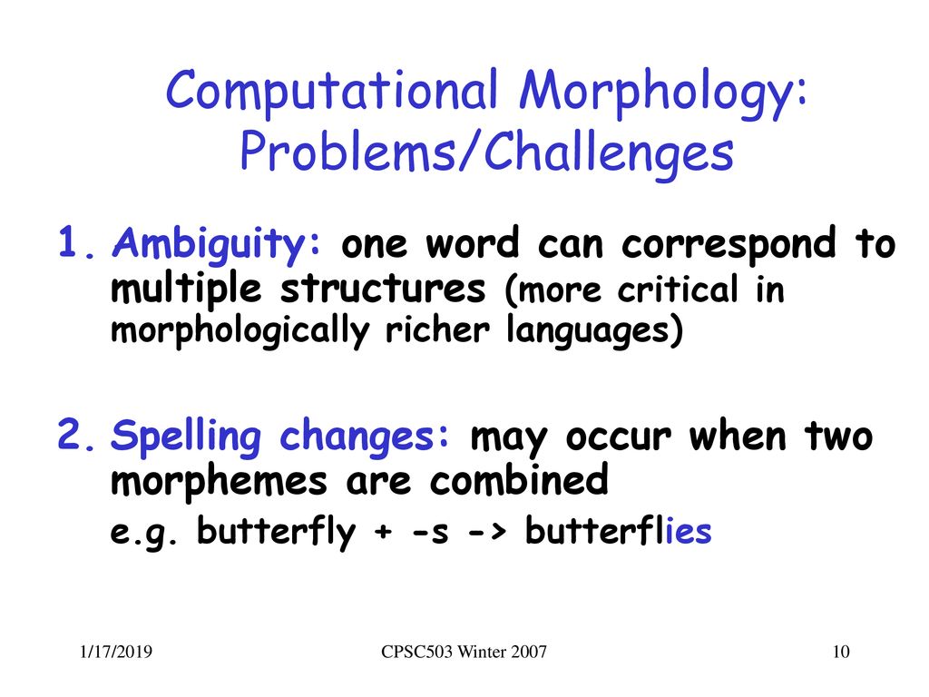 CPSC 503 Computational Linguistics - ppt download