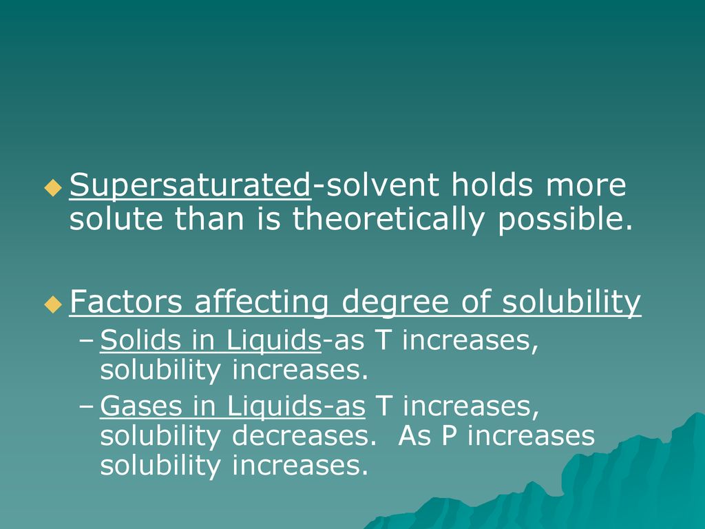 (solids) Solutions and Other Mixtures - ppt download