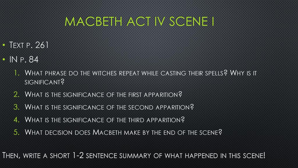 Week 5 macbeth act iv ppt download