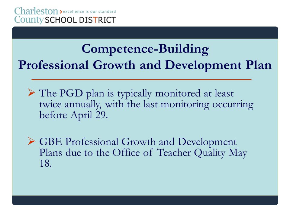 Competence-Building Professional Growth and Development Plan