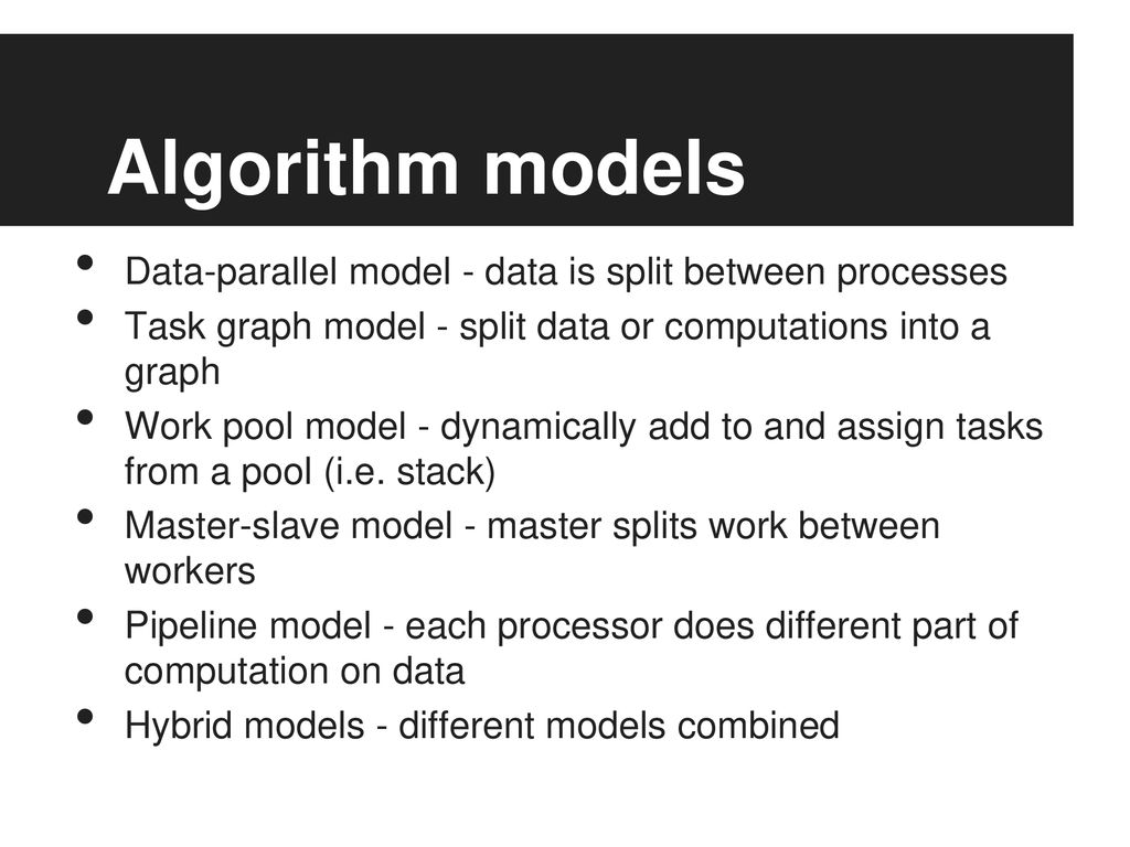 Parallel algorithm design - ppt download