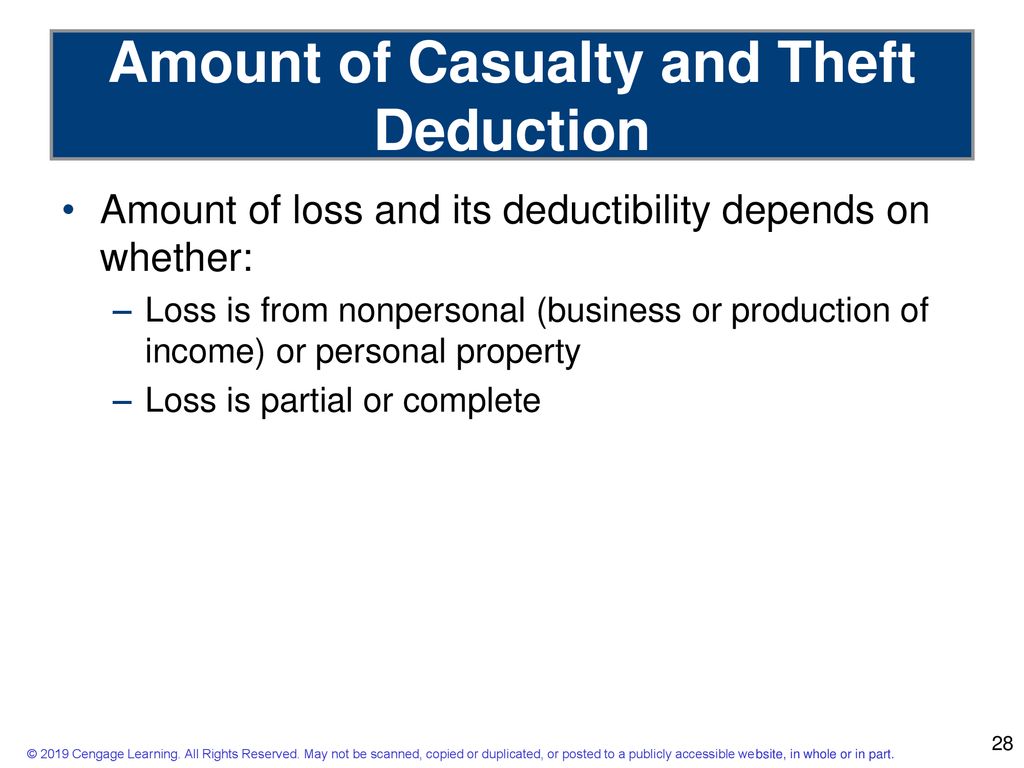 Deductions and Losses Certain Business Expenses and Losses ppt download