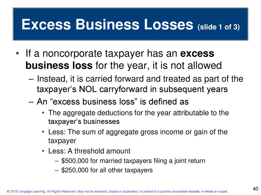 Deductions and Losses Certain Business Expenses and Losses ppt download