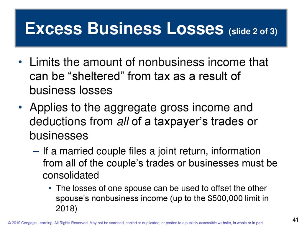 Deductions and Losses Certain Business Expenses and Losses ppt download