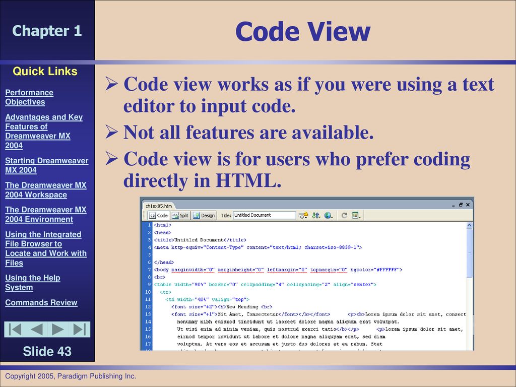 Dreamweaver MX 2004 Fundamentals - ppt download