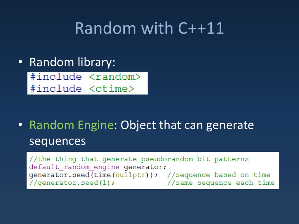 C concerns timing code random numbers memory ppt download