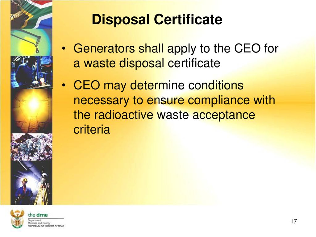 National Radioactive Waste Management Agency Bill ppt download