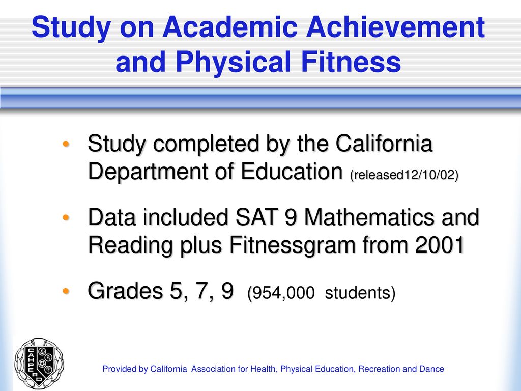 Study on Academic Achievement and Physical Fitness