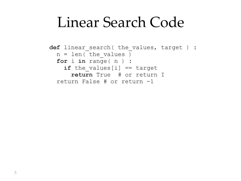 Linear Search Binary Search Tree - ppt download
