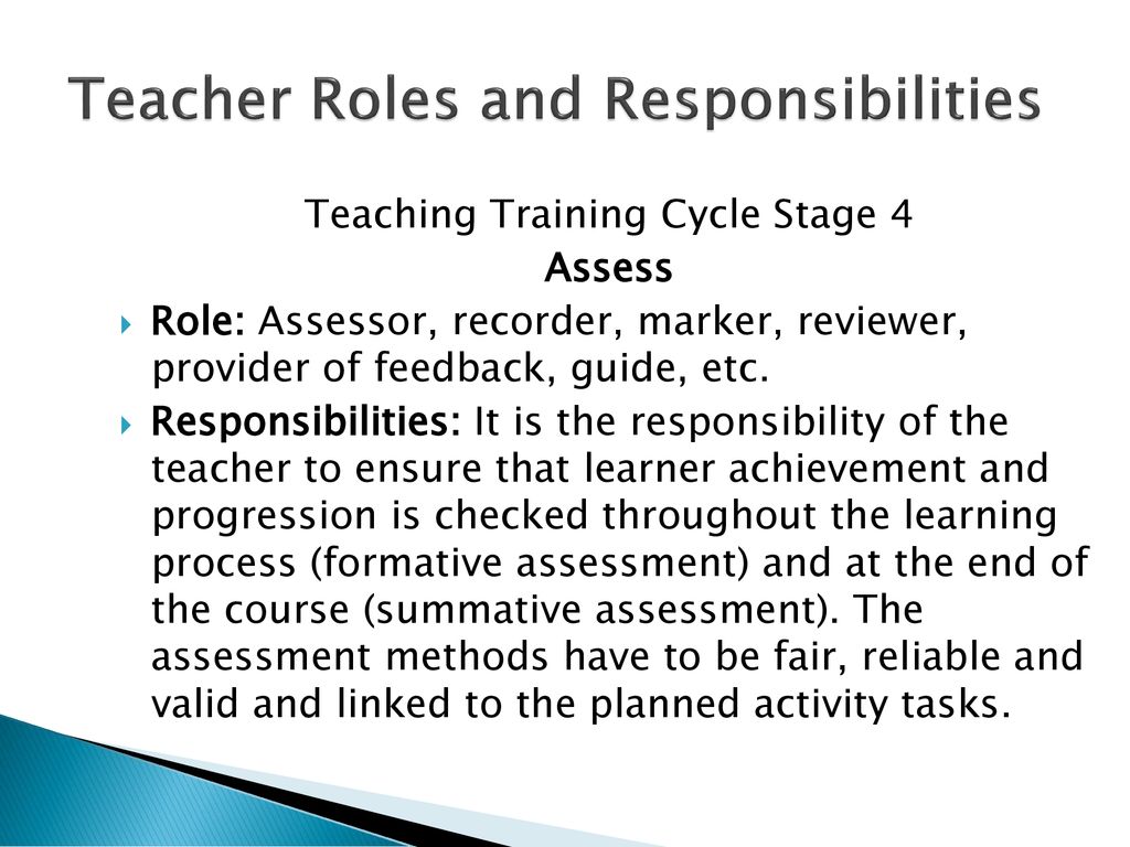 Teacher Roles And Responsibilities - Ppt Download