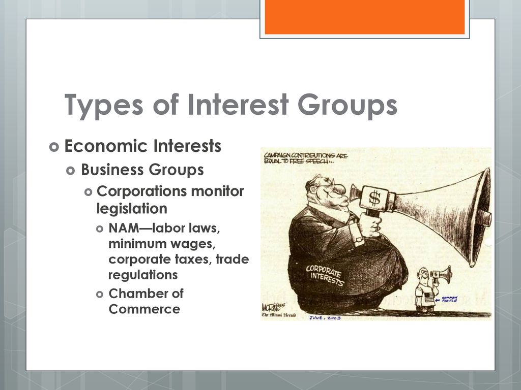 Types of Interest Groups