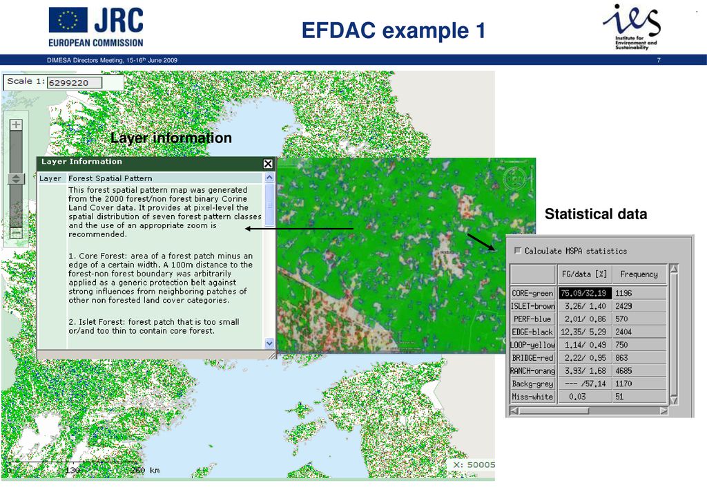 European forest data centre european soil data centre progress report