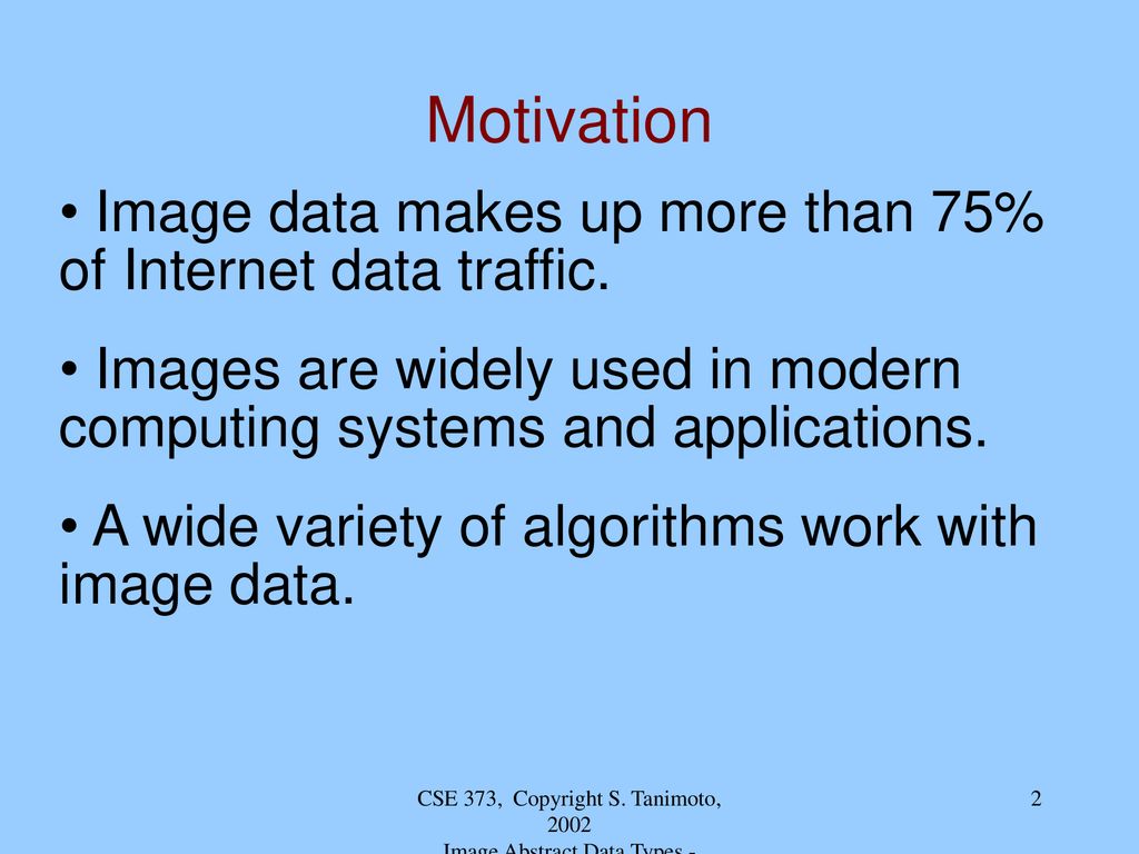 Image Abstract Data Types, and Operations on Images - ppt download