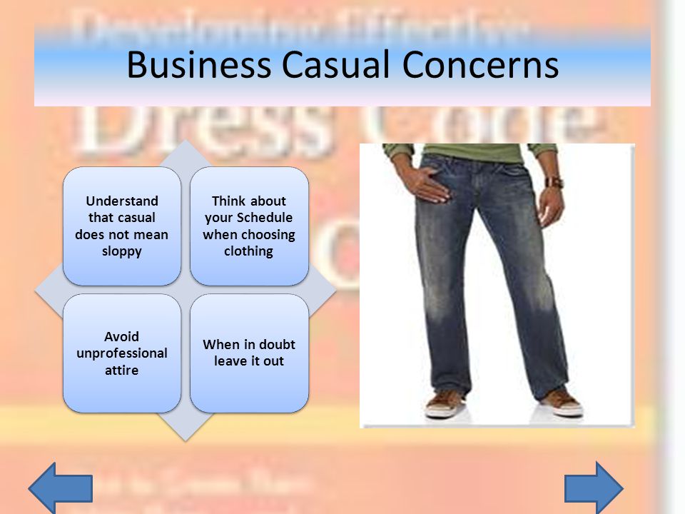 Business Casual Concerns