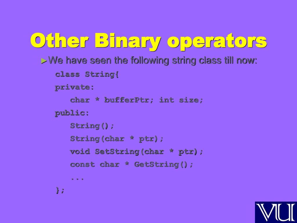 Object-Oriented Programming (OOP) Lecture No ppt download