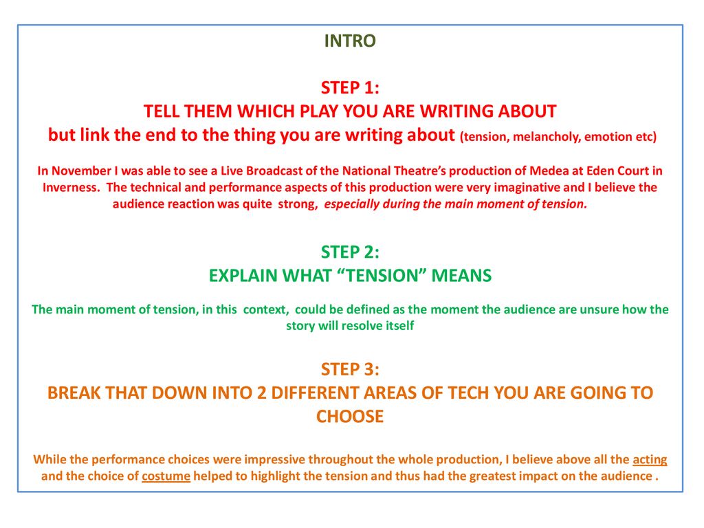 How to Write a Performance Analysis Introduction Paragraph - ppt