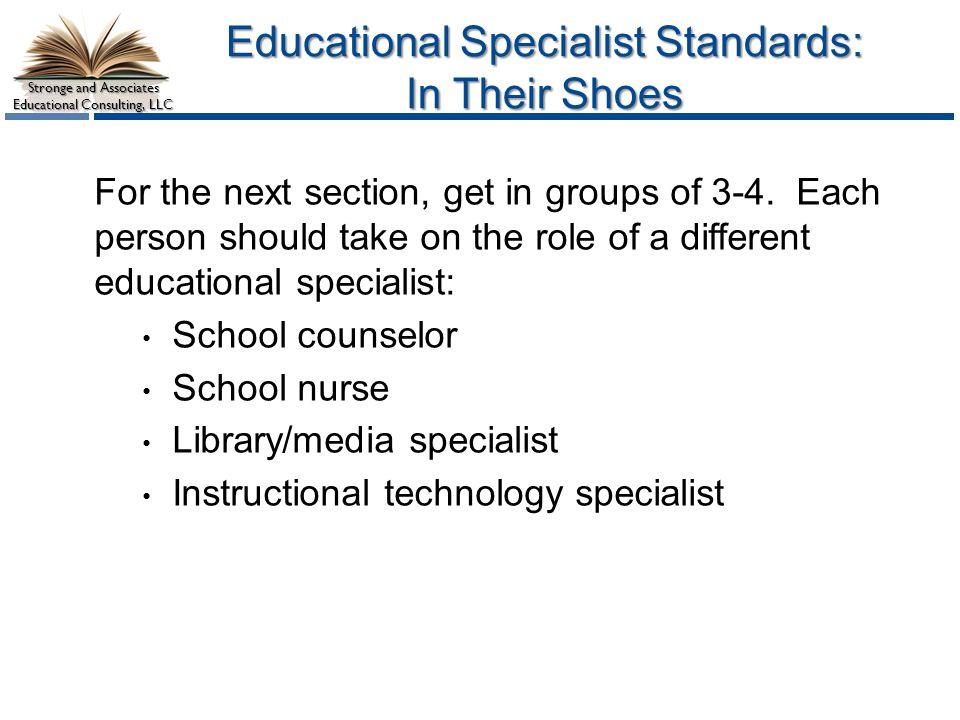 Educational Specialist Standards: