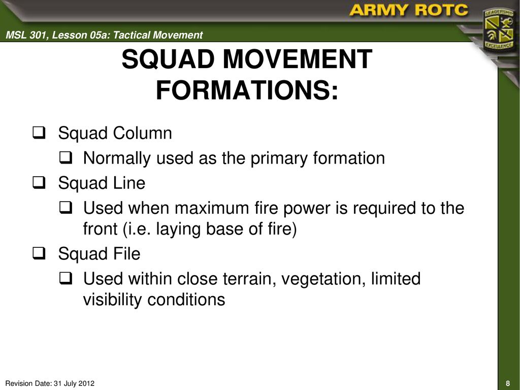 TACTICAL MOVEMENT. - ppt download