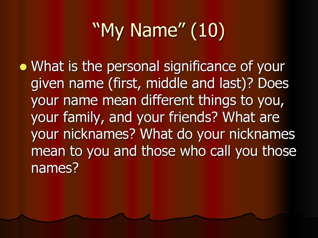 My Name (10)