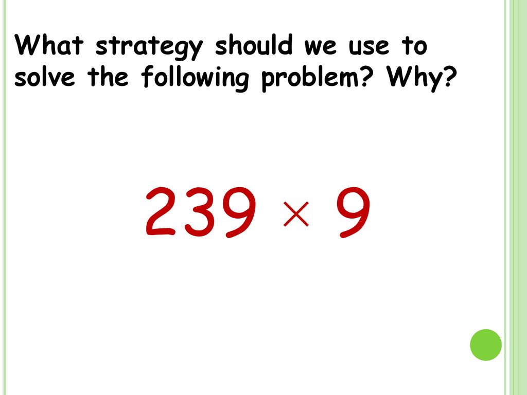 Solving Multiplication And Division Problems Ppt Download