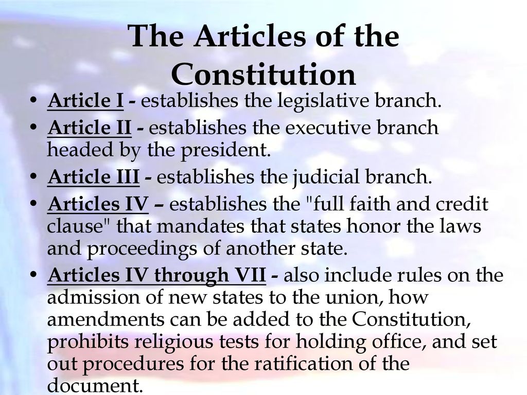 The origins of the constitution ppt download