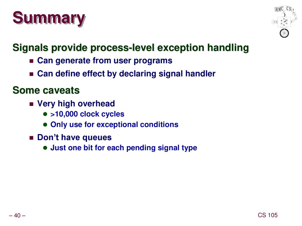 Exceptional Control Flow - ppt download