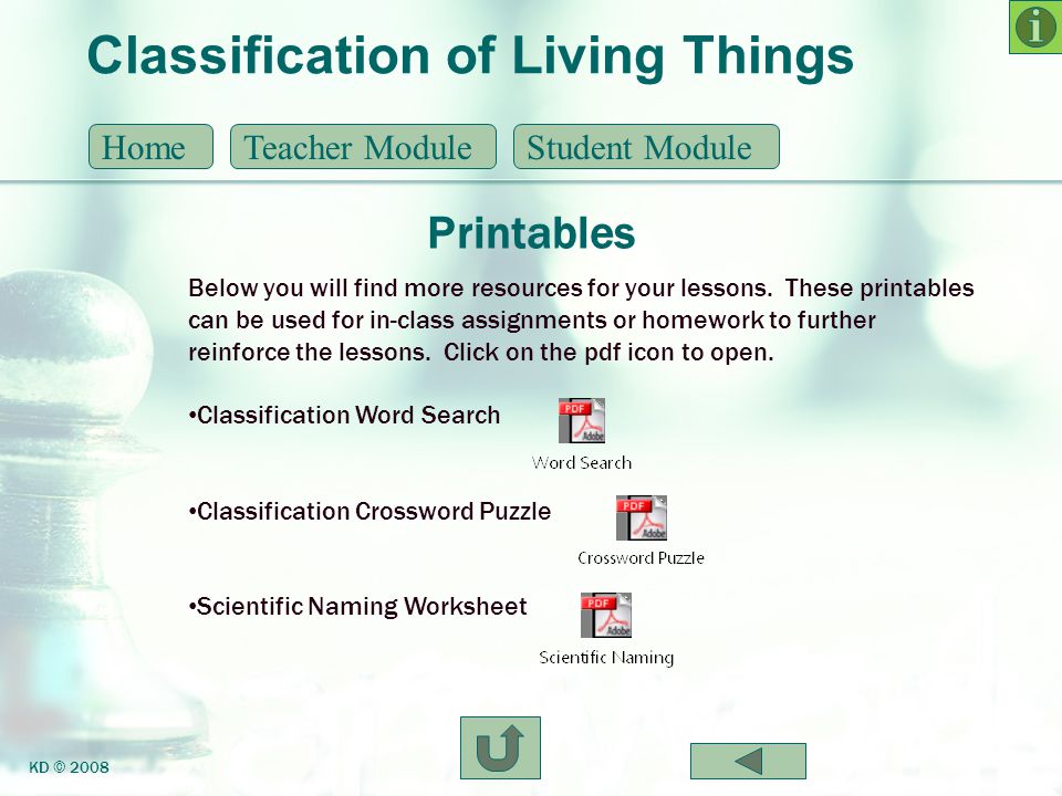 Classification Of Living Things Ppt Download